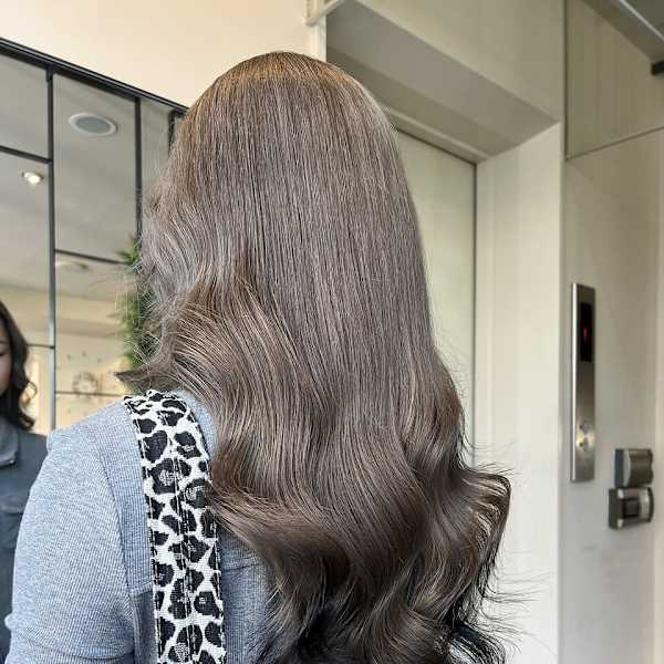 【W_SALON 河原町】ココアグレージュ×エンドカラー