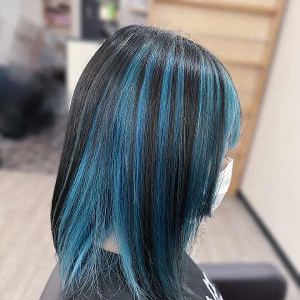 マリンブルーアンブレラカラー