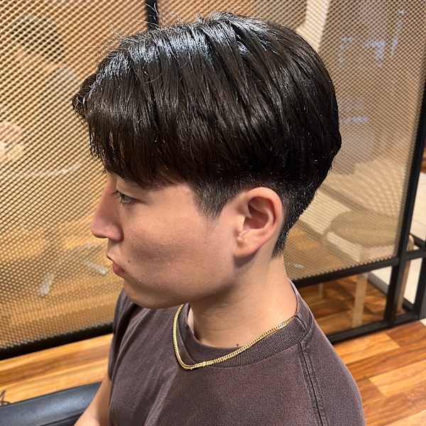 【お客様スタイル】センターパート|YuGO HAIR 勝どき店