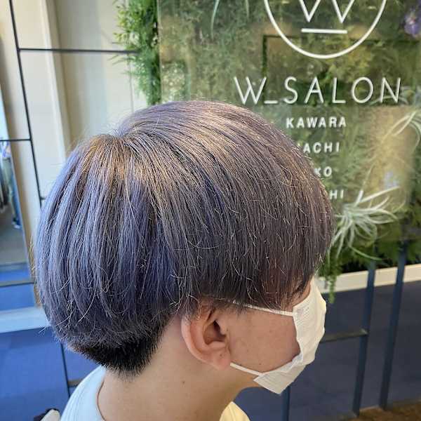 【W_SALON 河原町】 ハイトーン/ラベージュ/マッシュ