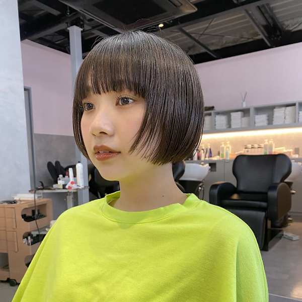 【松本 華】前上がりショートボブ☆|a mark
