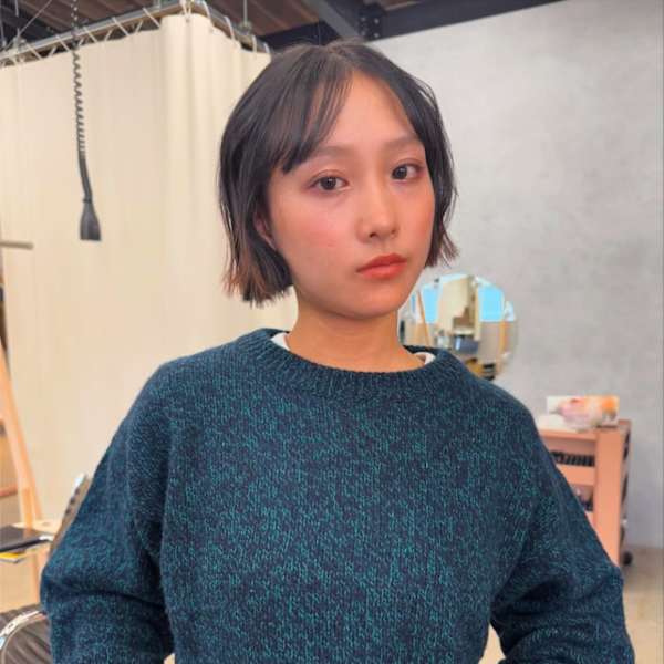 【松本 華】軽さ動きのあるショートボブ☆|a mark