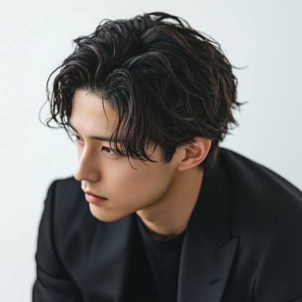 メンズ センターパート