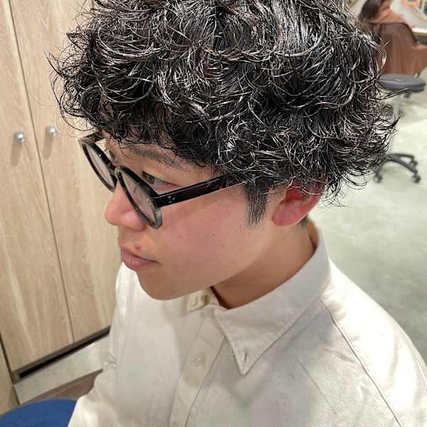 ニュアンスパーマで無造作にセット【三軒茶屋】|HAIR & MAKE EARTH 三軒茶屋店