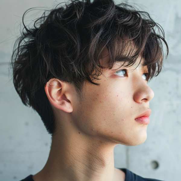 メンズパーマ/仙台駅前/全席個室サロン/21時まで受付可能