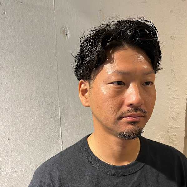 大人かっこいいナチュラルパーマ|cheri