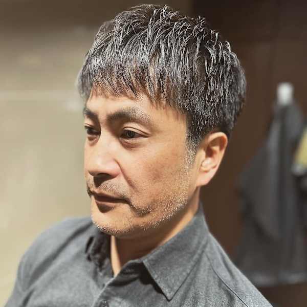 おじさんナチュラル刈り上げツーブロック 御徒町 上野 秋葉原