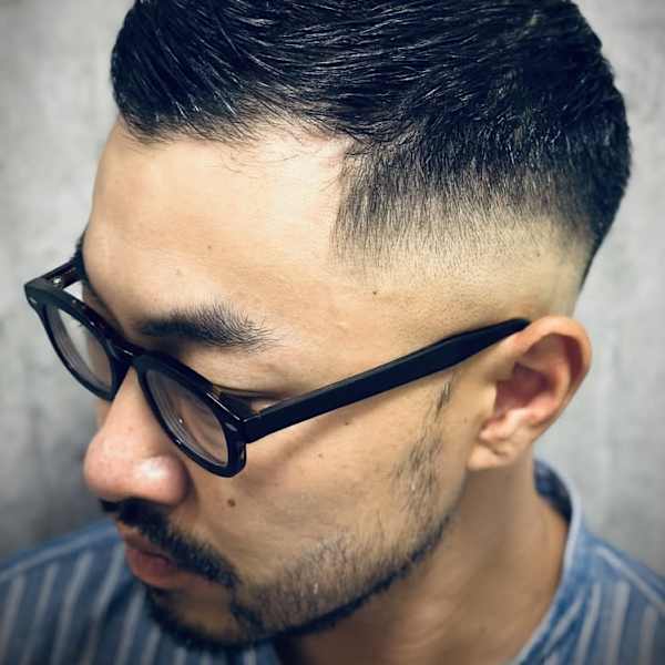 AGAショート×スキンフェード