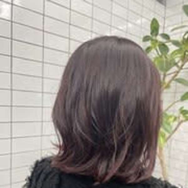 ハイライト生かして◎濃い目レッドバイオレット