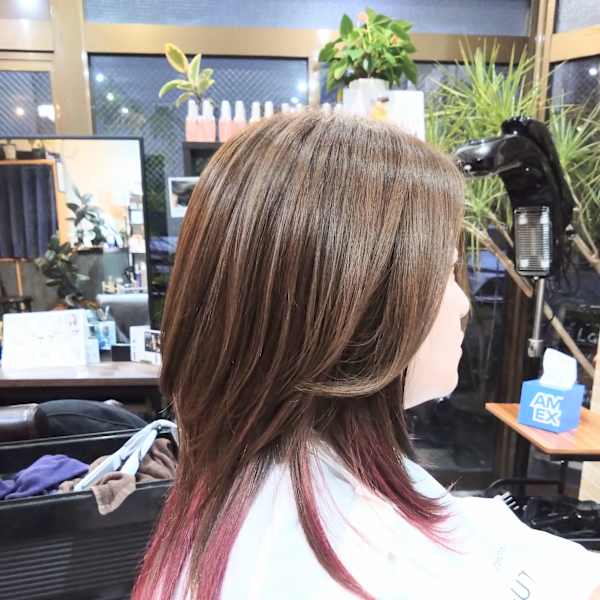 ロングウルフカット