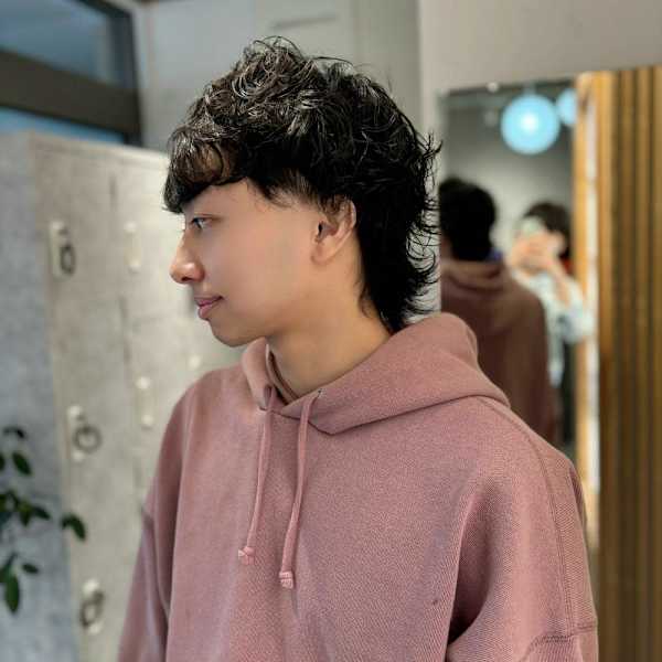 【takumi】ウルフカット×スパイラルパーマ