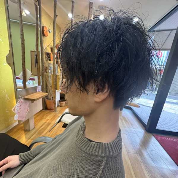 メンズスパイラルパーマデザイン|Hair Mode KT Purl