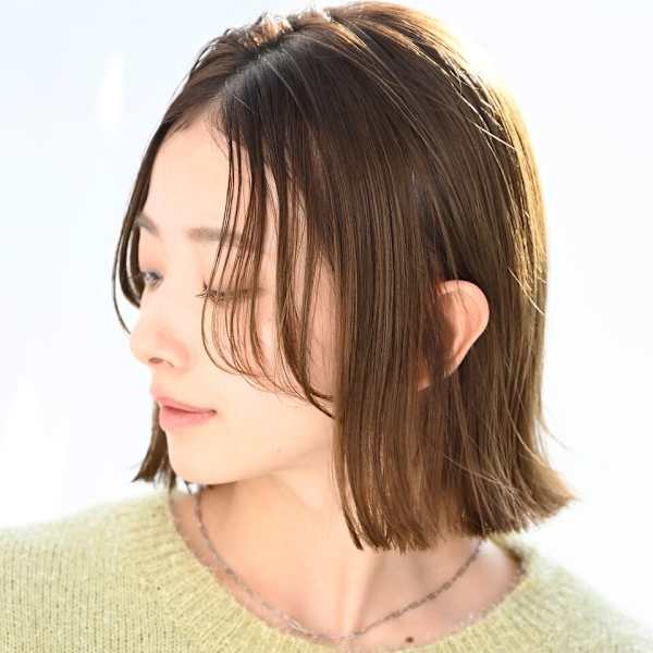 [Inity]マロンベージュ×タッセルボブ[江坂/髪質改善/|Inity 江坂