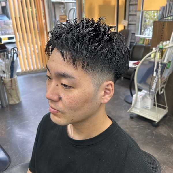 定番2ブロックショートスタイル|hair/esthe GlanzEsse