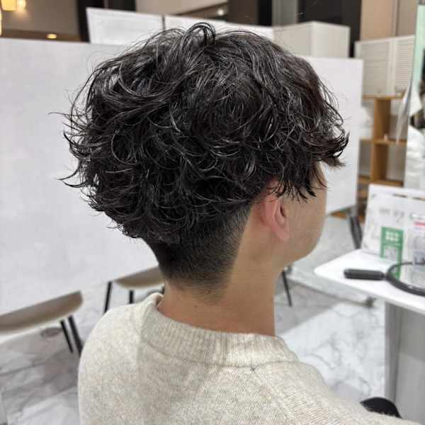 波巻きパーマ/波巻きスパイラル/スパイラルパーマ／スパイラル