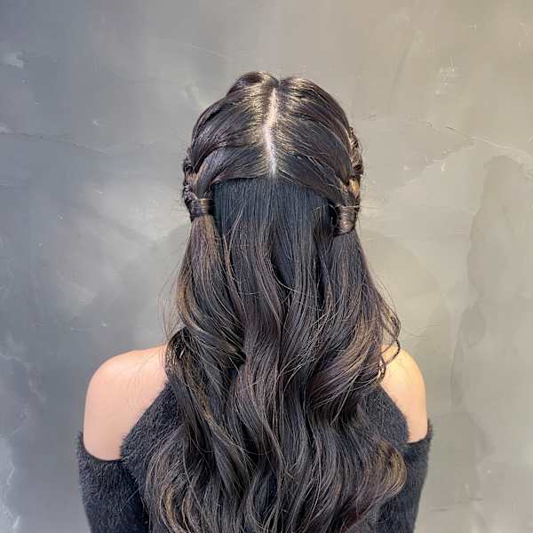 ふわふわハーフツイン