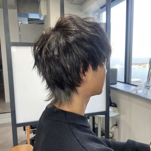襟足カラー