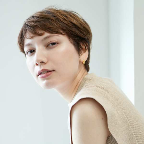 ショート・ボブ/白髪ぼかし/ハイライト/絶壁解消/