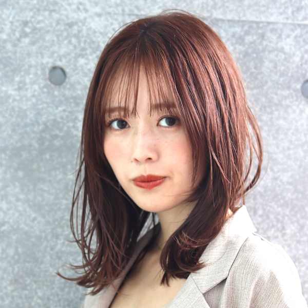 明るめグレージュ×ワンレンレイヤー|Ameri 武蔵小杉店