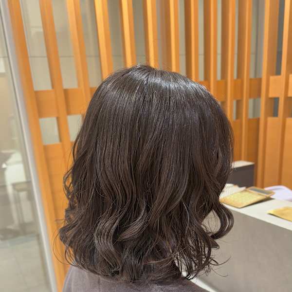 コテ巻き風ボブパーマ|apish kokubunji