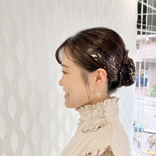 シニヨン　ヘアセット