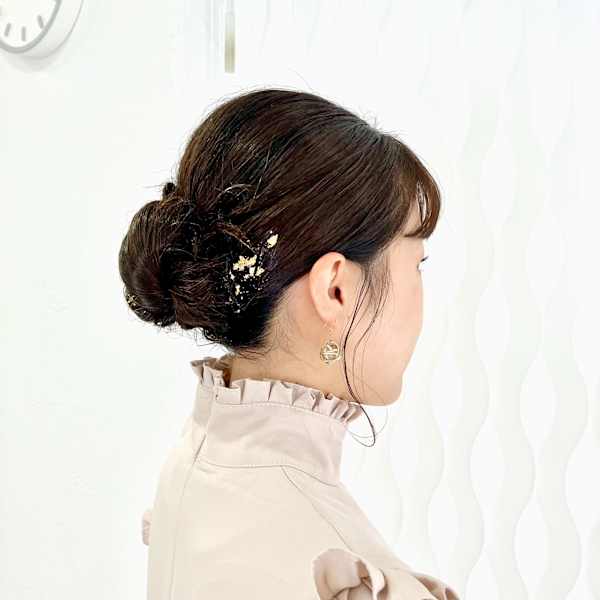 シニヨン　ヘアセット