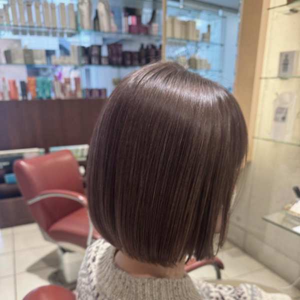 白髪も味方にファッションカラーでラベンダーアッシュ