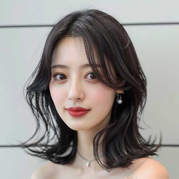 【韓国・レイヤー】 髪質改善 仙台  オリーブベージュ