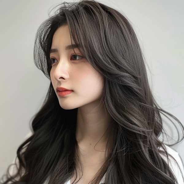 【韓国・レイヤー】 髪質改善 仙台  オリーブベージュ