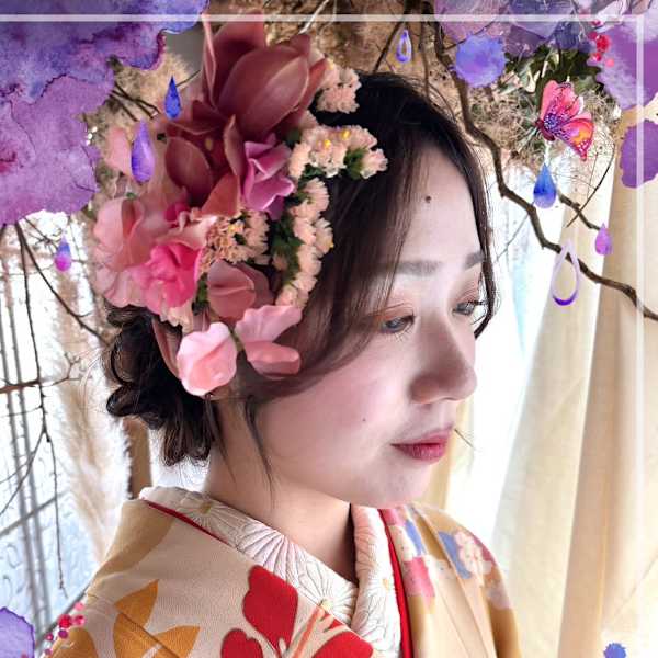 卒業式ヘアセット|美粧花紋 bisoukamon