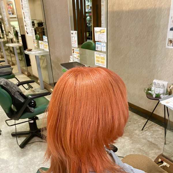 くらげヘア×ビタミンカラー|SUPER CUT 鳥居前店