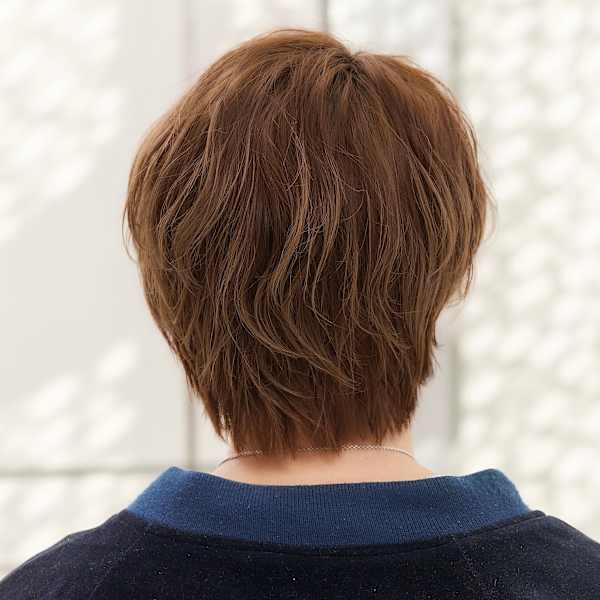 ブラウン　ベージュ　白髪染め　メンズ　白髪　かっこいい　髪型