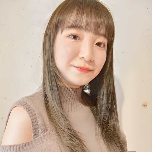 顔周りレイヤー/オリーブベージュ/オリーブカラー|【全席半個室サロン】Natural 札幌店