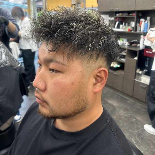 メッシュツイストパーマ