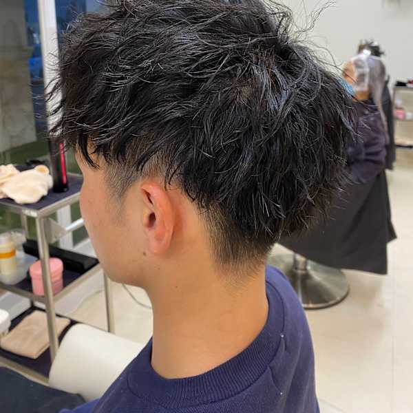 メンズショート×ツイストスパイラル