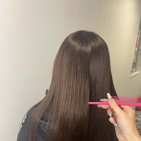 エクステ外してカラー!