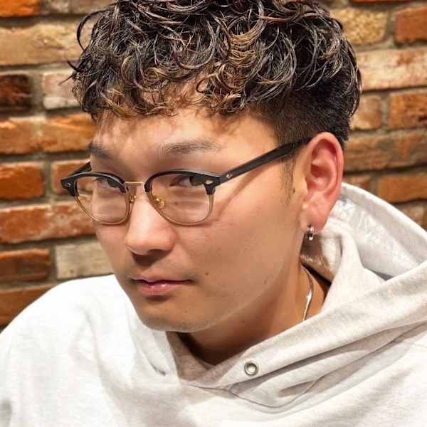 外国人パーマ