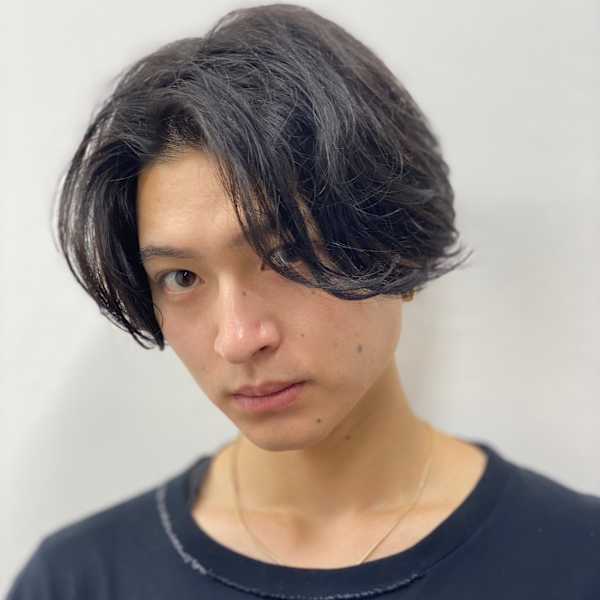 王道センターパート！ニュアンスパーマ