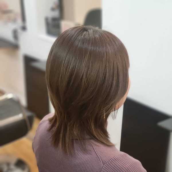 アッシュベージュ×ウルフ　10代/20代/30代