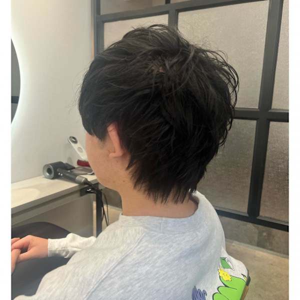 メンズマッシュショート