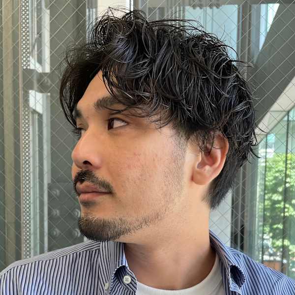 大人男性◎爽やかセンターパート