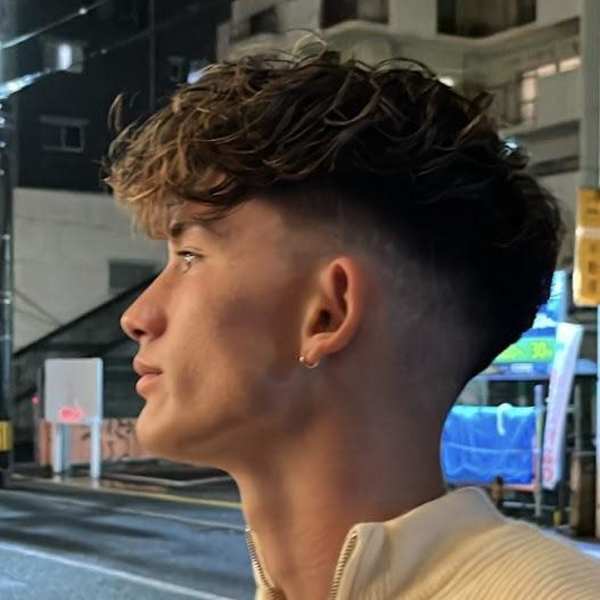 スペインカール|@110 BARBER SHOP長浜店 メンズカット/フェード/眉毛/理容室