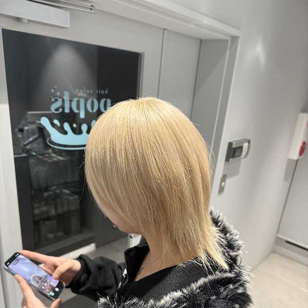 ハイトーンマッシュウルフ/メンズウルフ/ウルフカット	