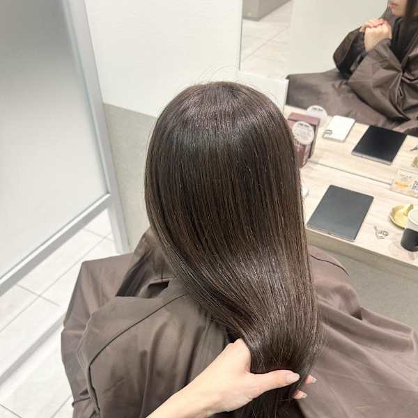 アッシュグレージュ/池袋美容室/やわらかカラー/透明感カラー