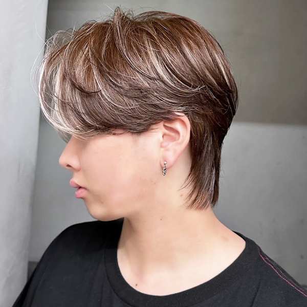 マッシュ短髪オーガニックカラー_ba517421