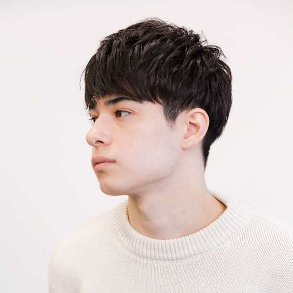 ナチュラルマッシュ刈上げツーブロック爽やかショート|ba-boo by beauty:beast Academy 広島店