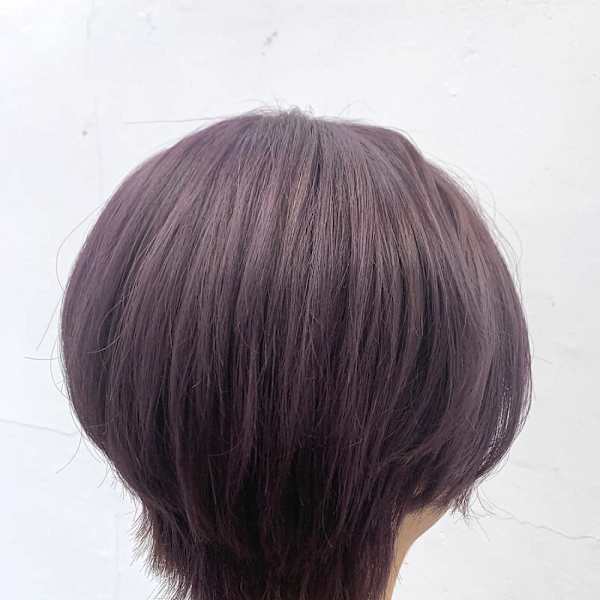 くびレイヤーボブルフネビージュ小顔ワンレンこなれミディ