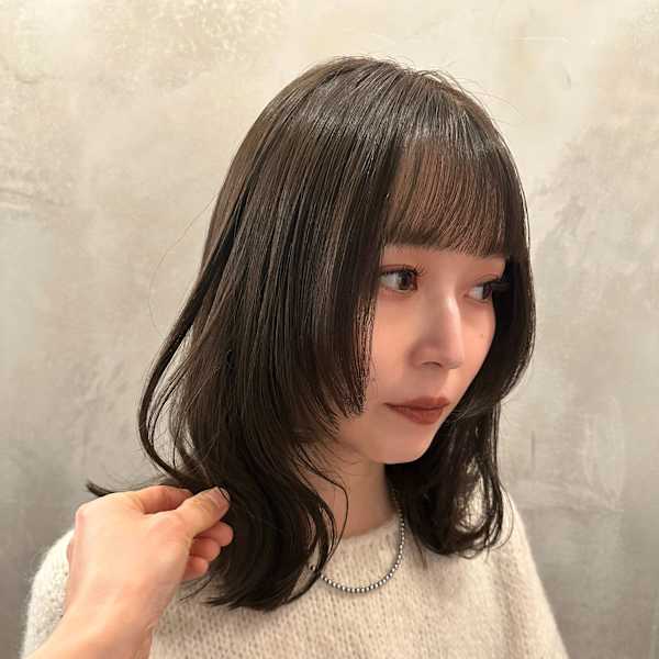 池袋 イルミナカラー 透明感 フェイスレイヤー グレージュ♪