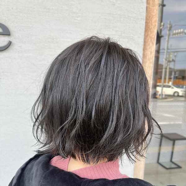 波巻きブルーグレー