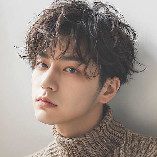 メンズマッシュパーマツイストスパイラルパーマニュアンスパーマ|Euphoria 新宿店【ユーフォリア シンジュクテン】